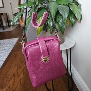 Uppdoo Small Leather Crossbody Bag